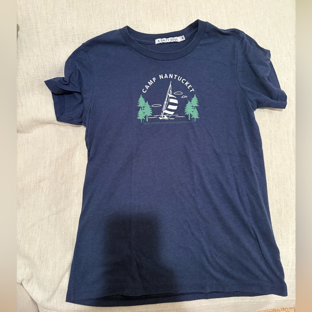 A Salty Soul “camp Nantucket” Tee